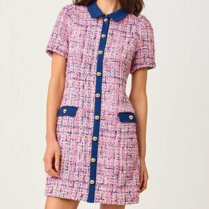 New With Tags Lilly Pulitzer Aaryn Boucle Shift Dress size 8